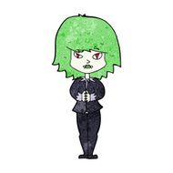 cartoon vampire woman N10