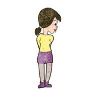 cartoon pretty girl N85