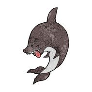 Funny Cartoon Shark N30
