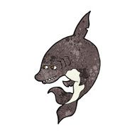 Funny Cartoon Shark N31
