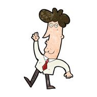 cartoon office man N23