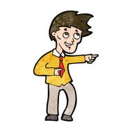 cartoon funny office man pointing N9