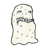 cartoon gross ghost N43