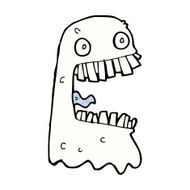 cartoon gross ghost N44