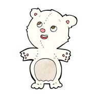 cartoon happy little polar bear N7