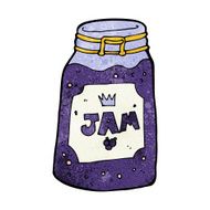 cartoon jar of jam N10