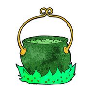 cartoon witch&#039;s cauldron N8