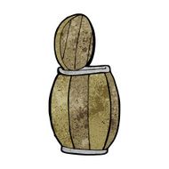 cartoon beer barrel N9