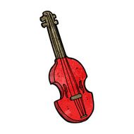 Cartoon Violin N11