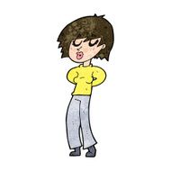 cartoon woman whistling N7
