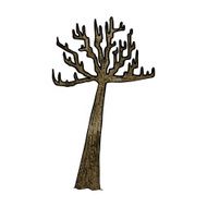 cartoon winter tree N6