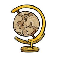 cartoon globe N5