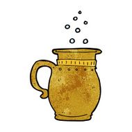 cartoon beer tankard N9