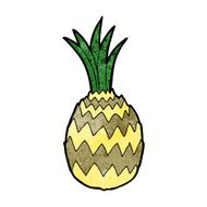 Cartoon Pineapple N14