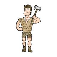 cartoon lumberjack N9