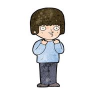 cartoon surprised man N123