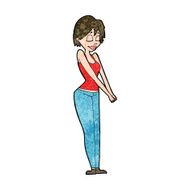 cartoon content woman N9