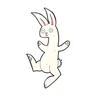 funny cartoon white rabbit N3