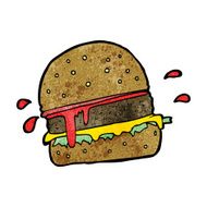 Cartoon Burger N18