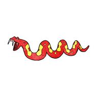 cartoon poisonous snake N22