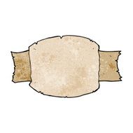 cartoon scroll banner N17