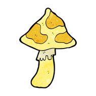 cartoon toadstool N86