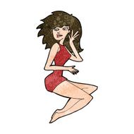 cartoon sexy woman N13