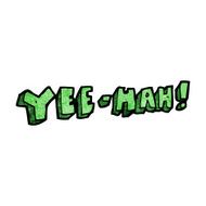 cartoon yeehah symbol N9