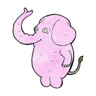 cartoon funny elephant N15