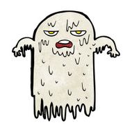cartoon slimy ghost N12