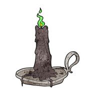 cartoon spooky dribbling candle N5