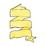 cartoon three layer scroll banner N5