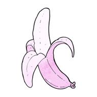 cartoon pink banana N8