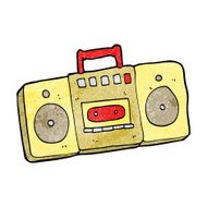 cartoon radio cassette player N10