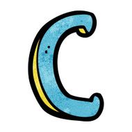 Cartoon Letter C N14