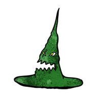 cartoon spooky witches hat N17