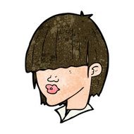cartoon fashion haircut N9