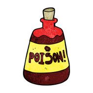 cartoon bottle of poison N7