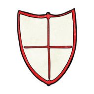 cartoon heraldic shield N15