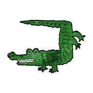 Cartoon Crocodile N69