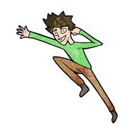 cartoon jumping man N8
