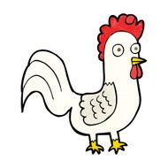 Cartoon Rooster N23