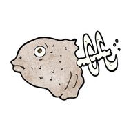 cartoon fish head N9