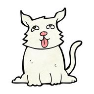 cartoon happy dog N69