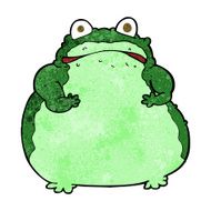 cartoon fat frog N6