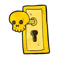 cartoon spooky door knob N8