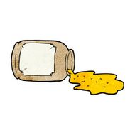 cartoon spilled jam N3