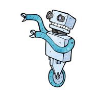 cartoon funny robot N71