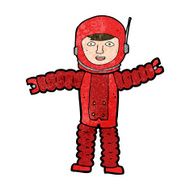 Cartoon Astronaut N116
