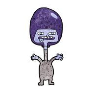 cartoon space alien N66
